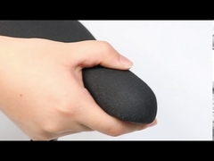 Bagian Sepeda BMX Sadel Hitam Jok Tipe Gemuk Dengan Tiang Jok Paduan